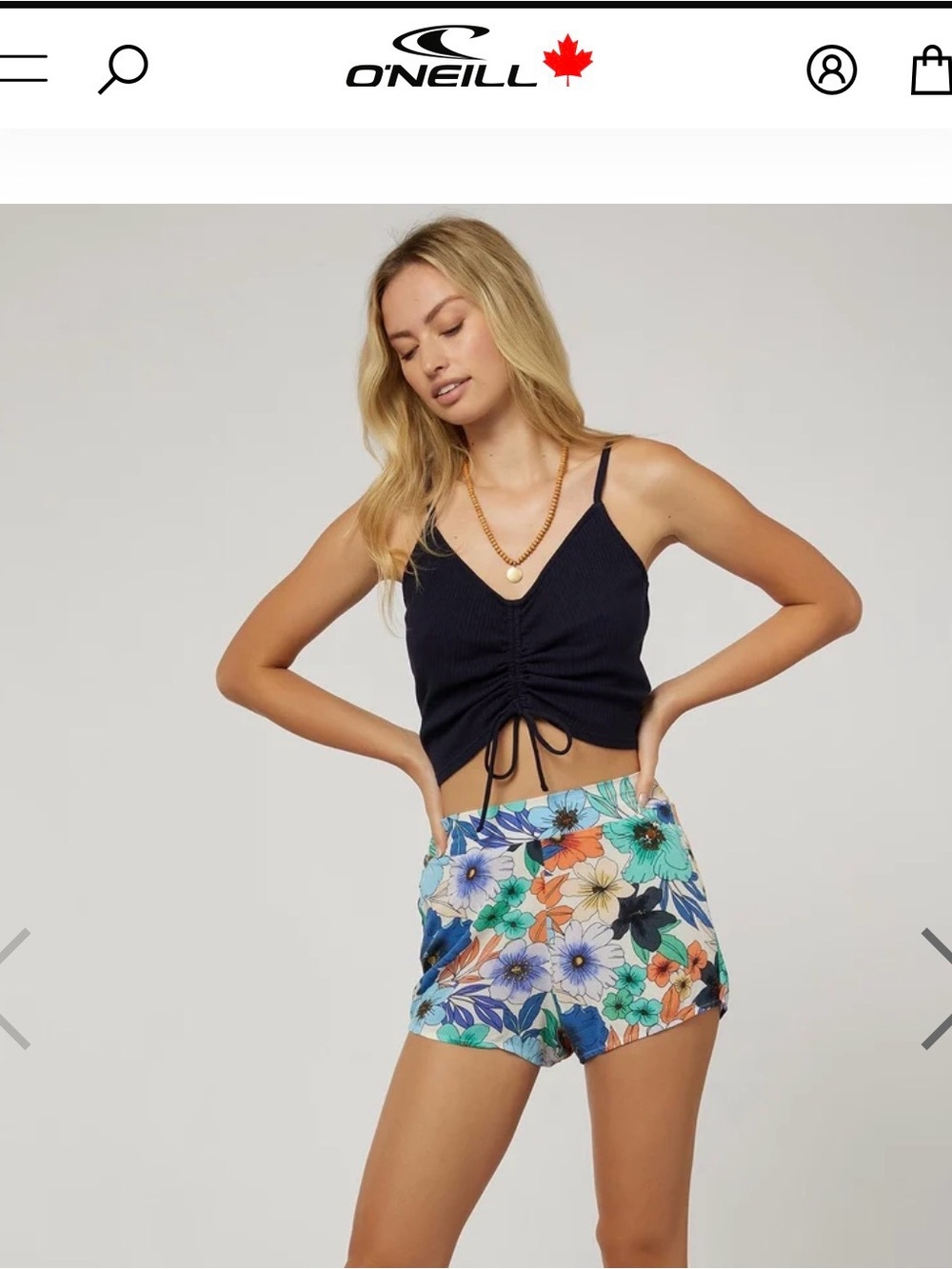 O'Neill Twyla Multicolor Floral Shorts